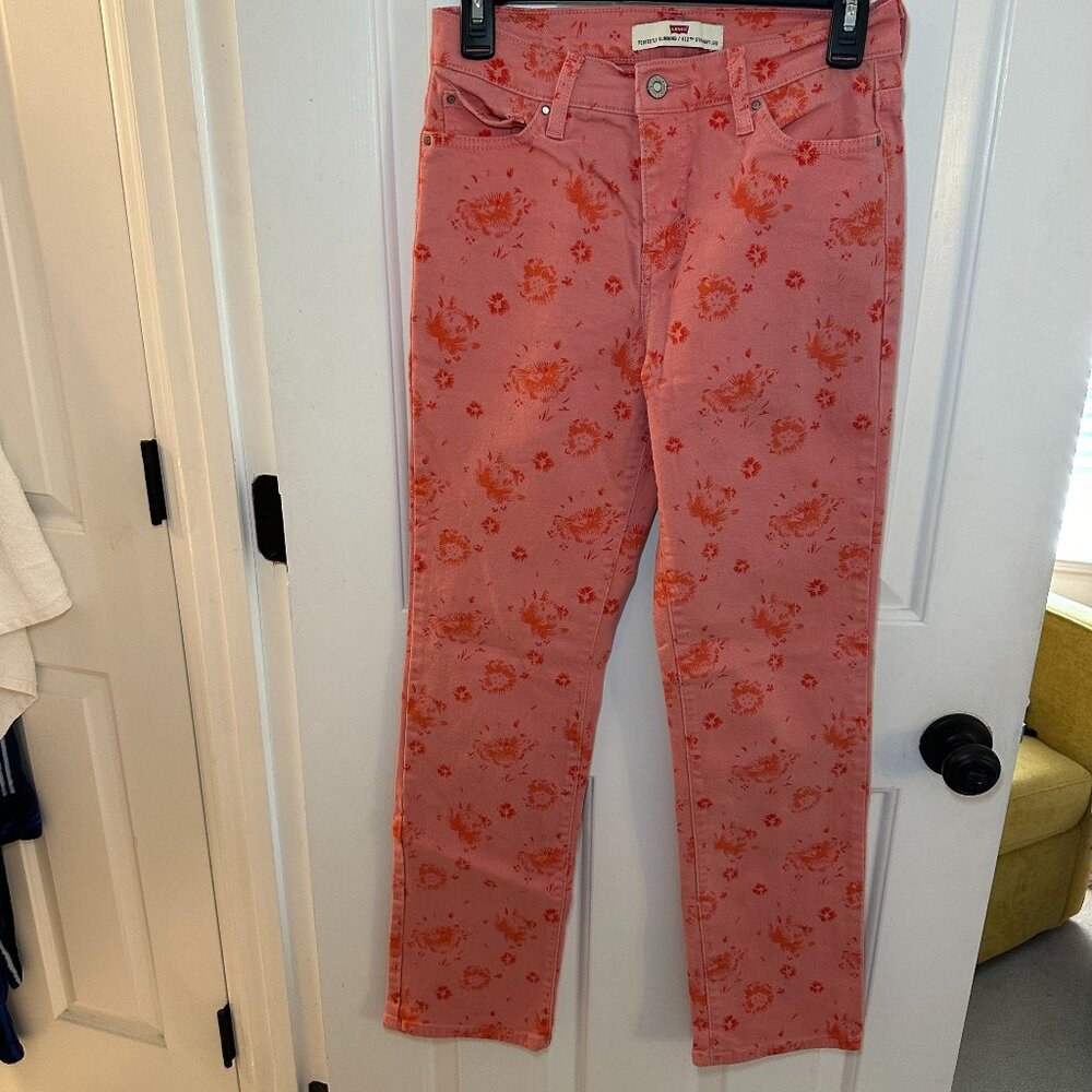 Floral Levi’s Jeans